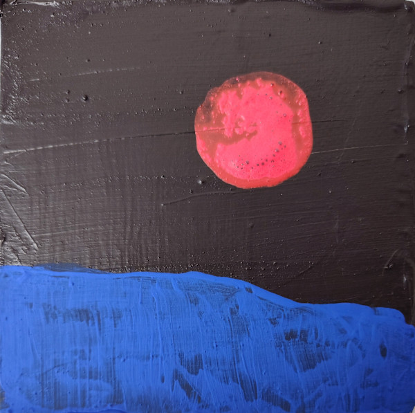 Midnight’s Scarlet Moon by Paul Shain