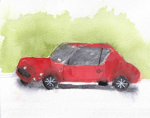 Red Car by Paul Shain