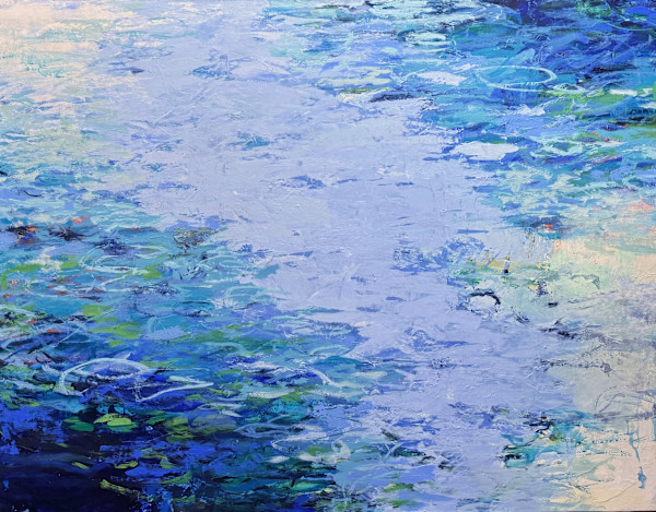 Monet's Warm Waters by Tammy Keller Contemporary Art