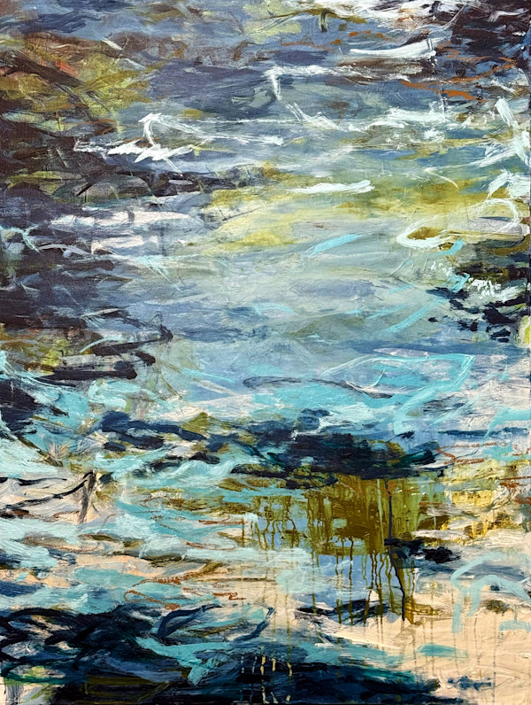 Monet’s Lake View by Tammy Keller Contemporary Art