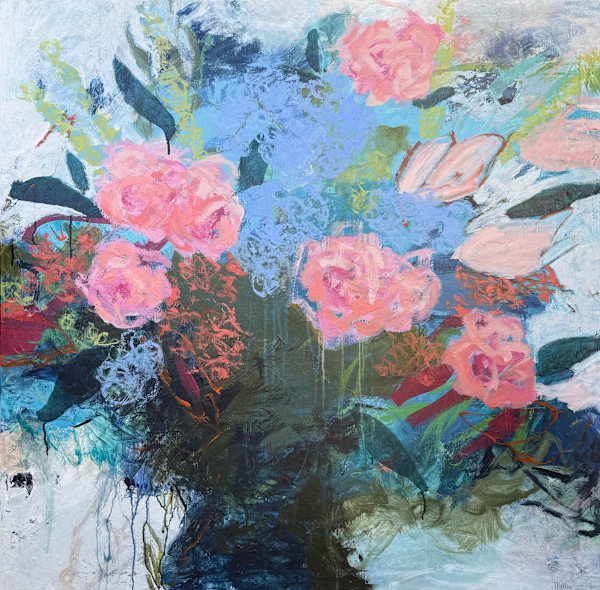 Abstract Blooms by Tammy Keller Contemporary Art