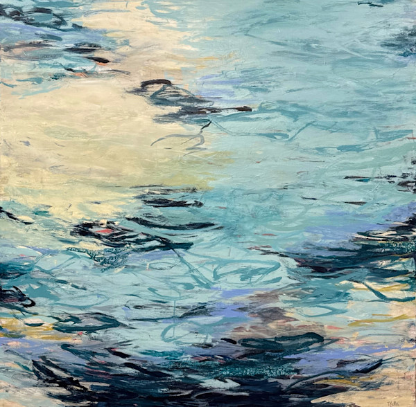 Calming Monet by Tammy Keller Contemporary Art, Image 1.
