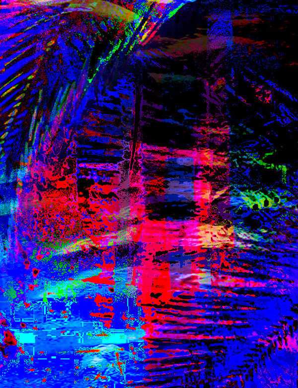 Golden Nights 11 x 9 framed, edition image.