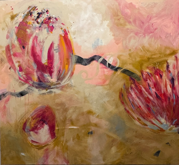 Golden Floral by Carol MacConnell