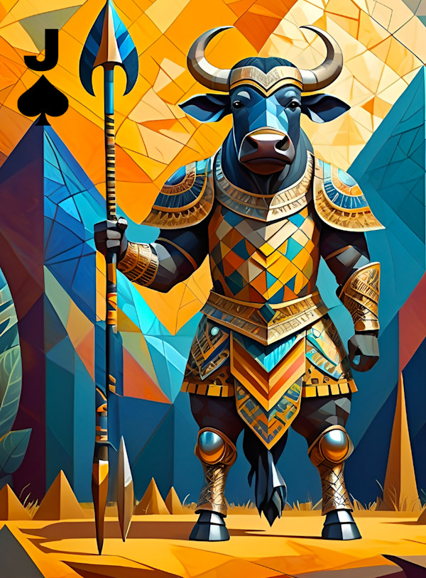 NYATI - JACK OF SPADES by Linda Leftwich