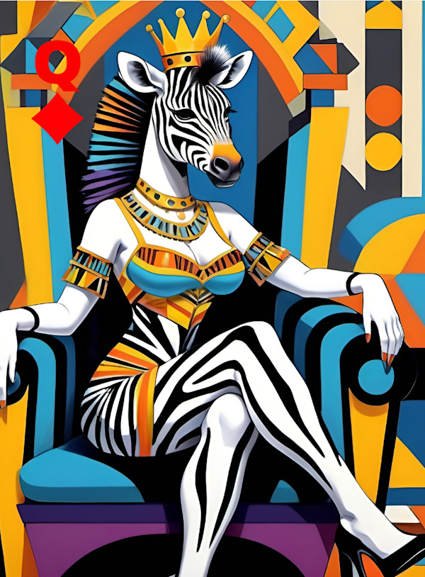 PUNDAMILIA - QUEEN OF DIAMONDS by Linda Leftwich