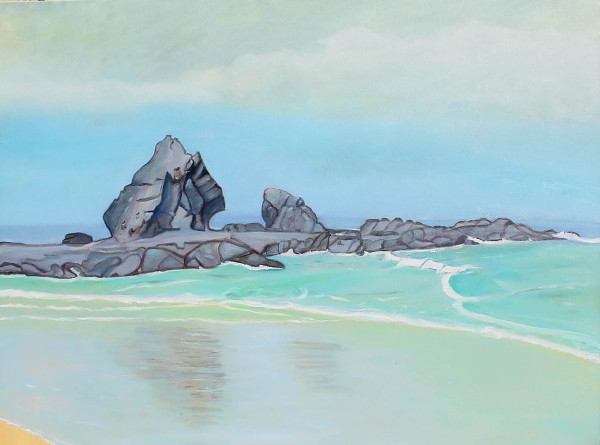 CURRUMBIN ROCKS by Linda Leftwich