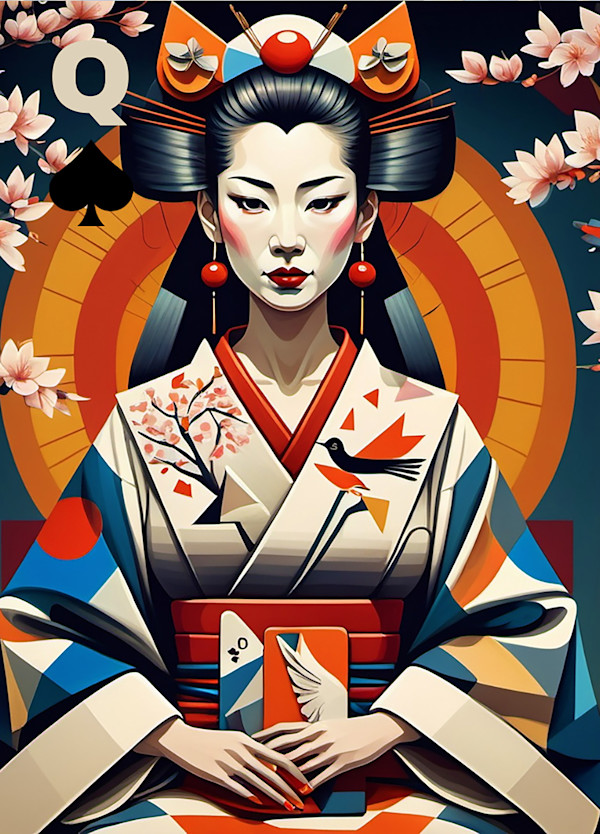 SUIKO - QUEEN OF SPADES by Linda Leftwich