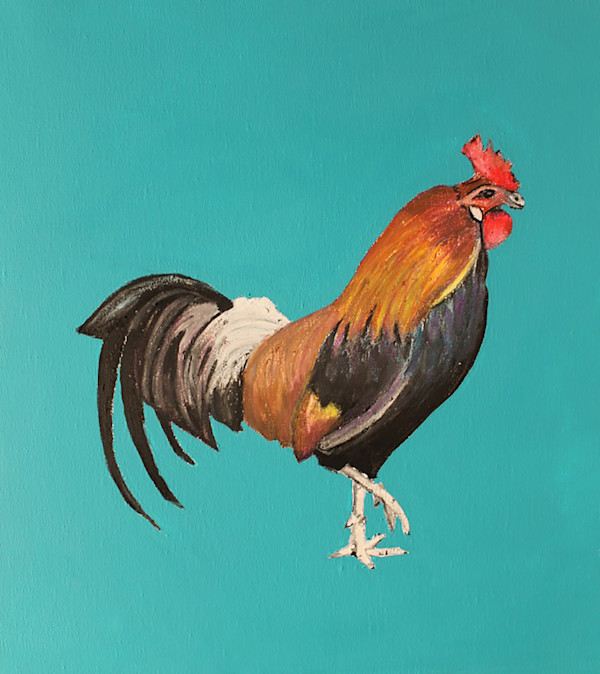 STRUTTING ROOSTER by Linda Leftwich, Image 1.