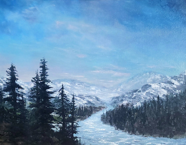 Snowy Mountain by CHERYL L KANUCK