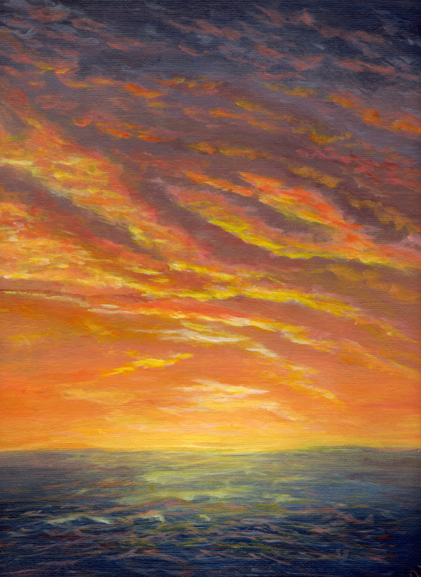 Sunset Royal by CHERYL L KANUCK