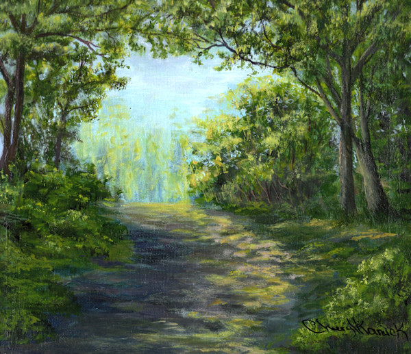 Forest Path by CHERYL L KANUCK