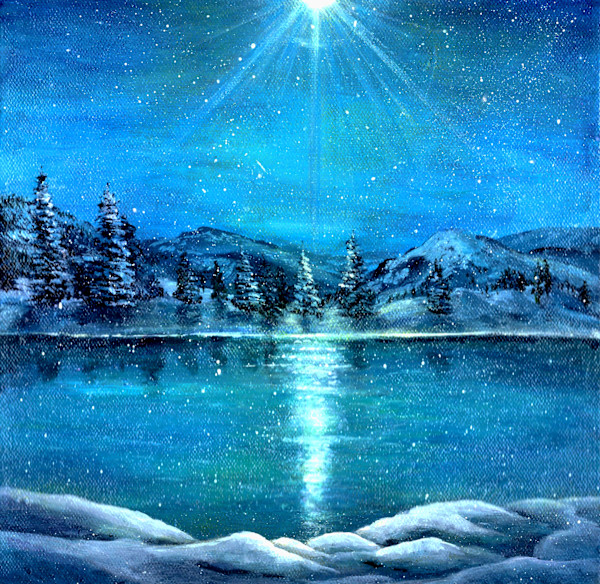 Frozen Lake by CHERYL L KANUCK