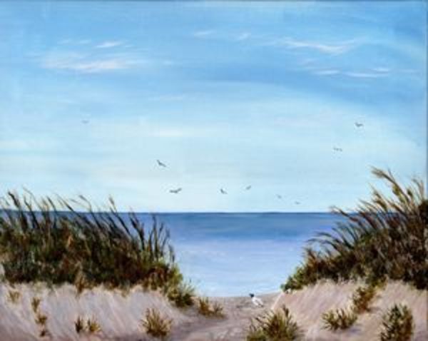 Gentle Beach by CHERYL L KANUCK