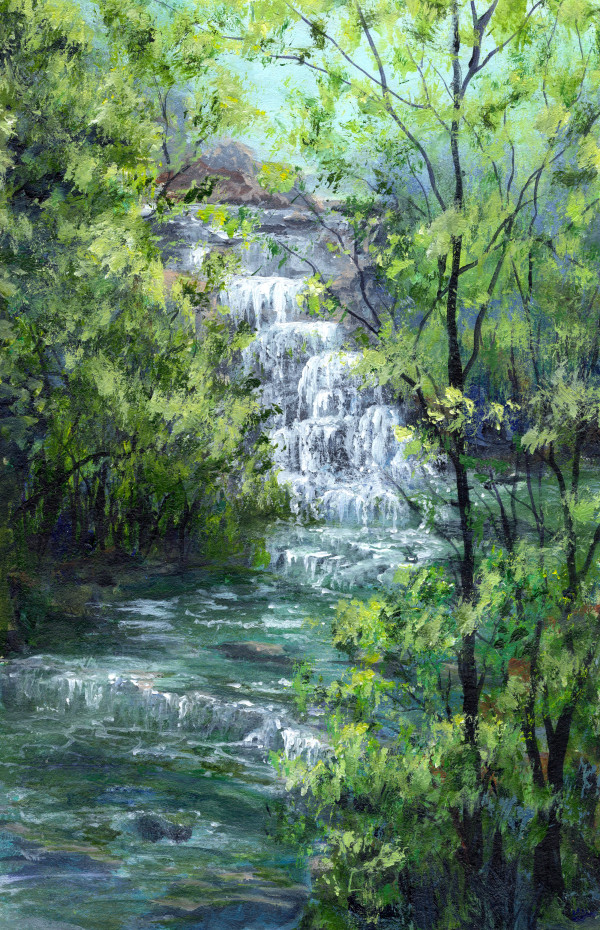 Water Steps To Spring by CHERYL L KANUCK