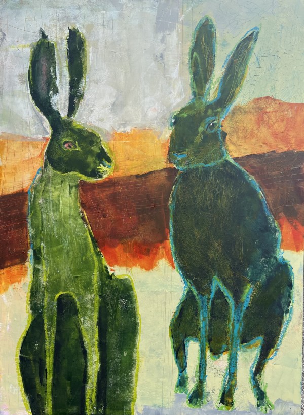 Hares by Laurel Antur