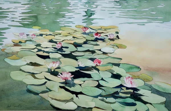 Water Lilies by Andy Forrest,  SeismicWatercolors