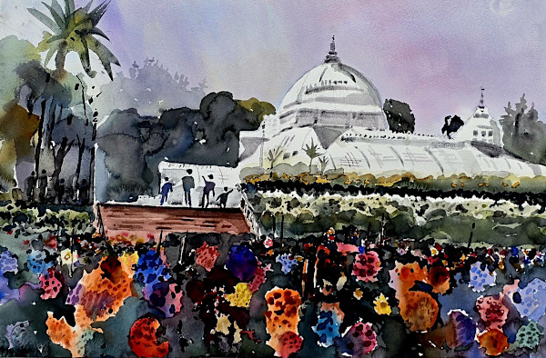 Dalias - '25 - 1 by Andy Forrest - Seismicwatercolors