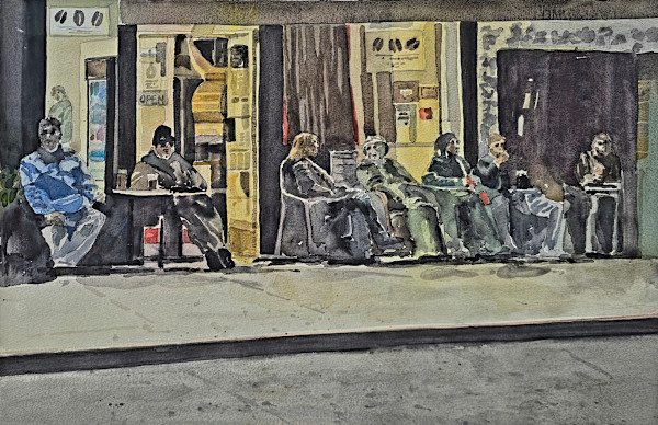 Late afternoon Coffee by Andy Forrest - Seismicwatercolors, Image 1.