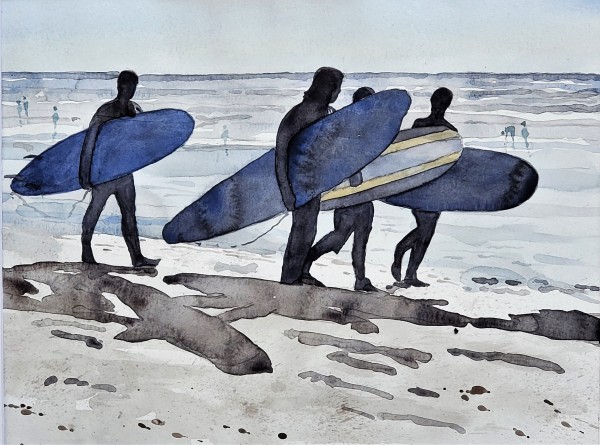 Surfing Buddies by Andy Forrest