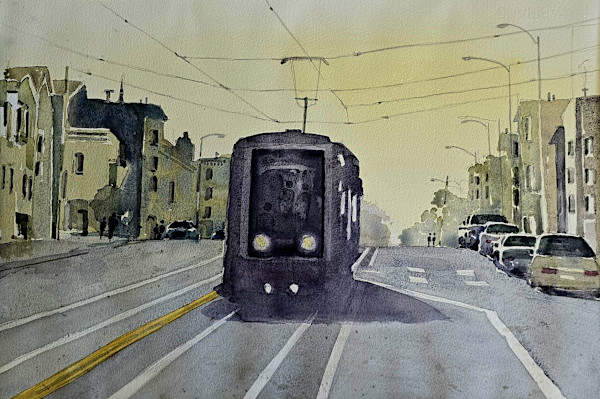 The 'N' Judah by Andy Forrest - Seismicwatercolors, Image 1.