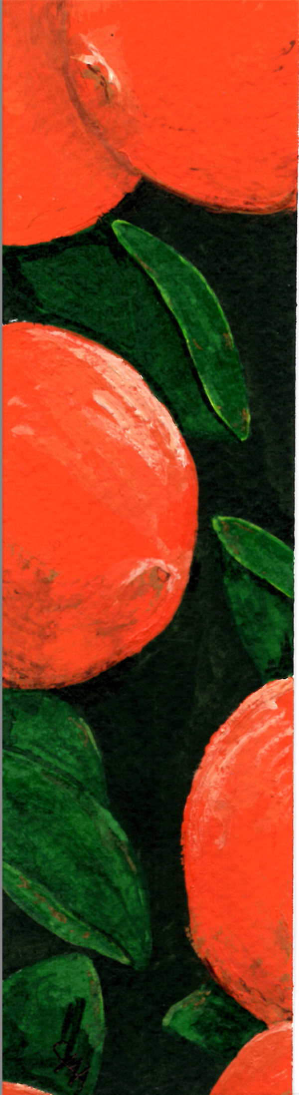 Orange Bookmark by Anja Marie Peyfuss