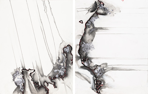 3. Coastal Series (Iceland) 1+2 by Julie Harrison, Image 1.