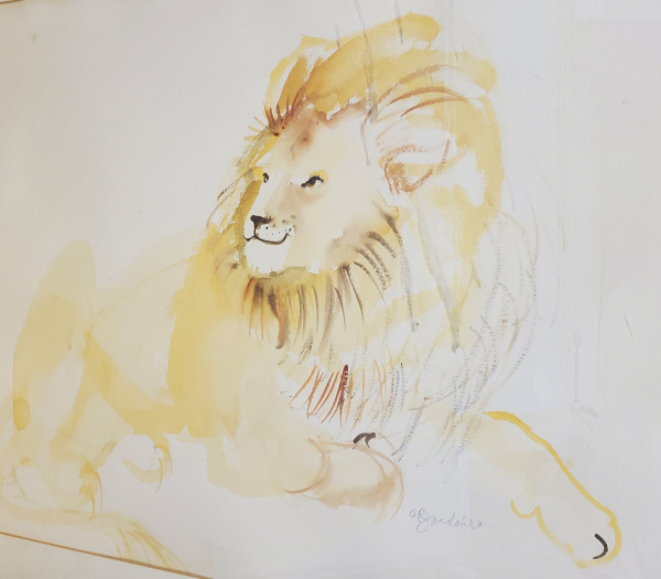 Happy Lion by Audrey Jacobson