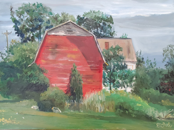 Red Barn by Stu Eichel
