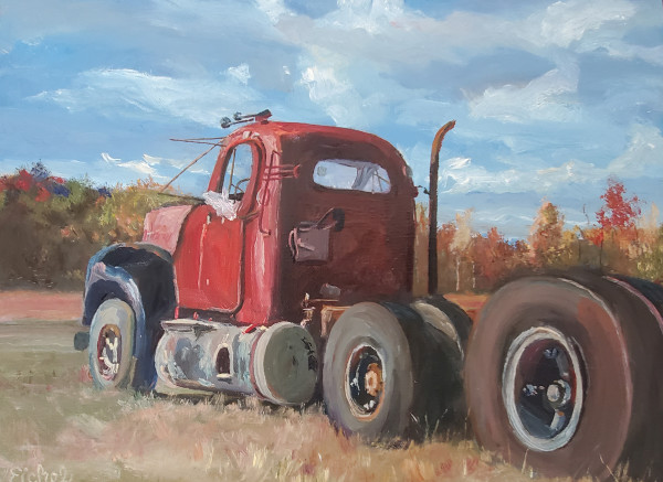 Red Truck by Stu Eichel