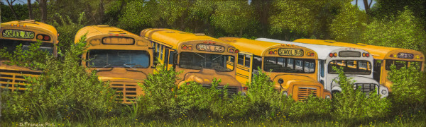 Yellow Buses by David Francis