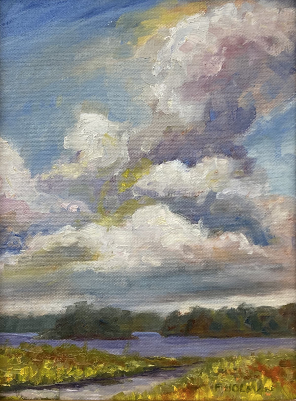 Cloud Over Raquette Lake by Fred Holman