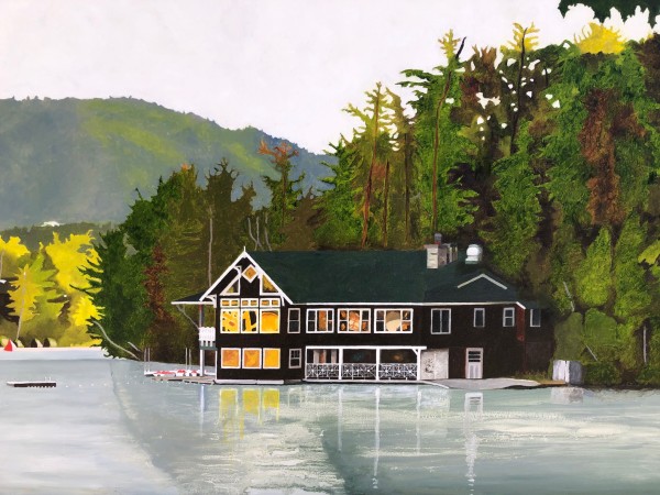 Mirror Lake Boat House by Joanne Orce