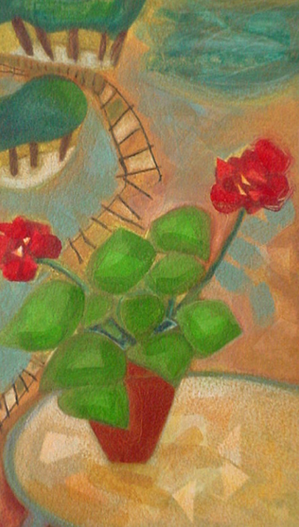 Potted Plant by Jean Clarke