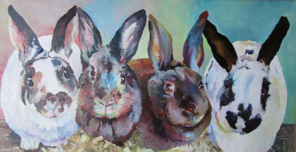Rabbits Don't Trust You by Linda Peterson