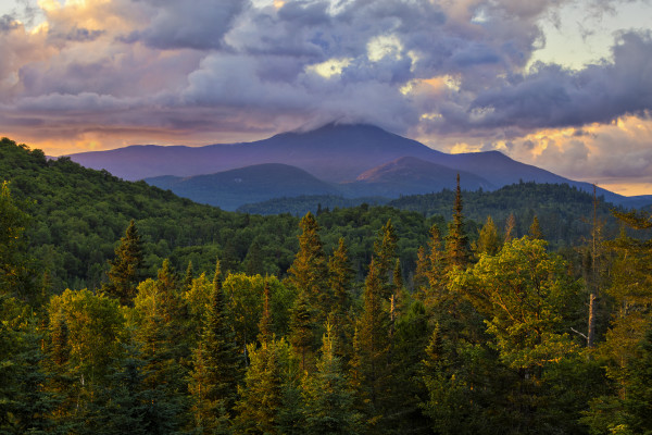 Whiteface Mountain Seen From the West Branch Ausable River Valley by Johnathan Esper