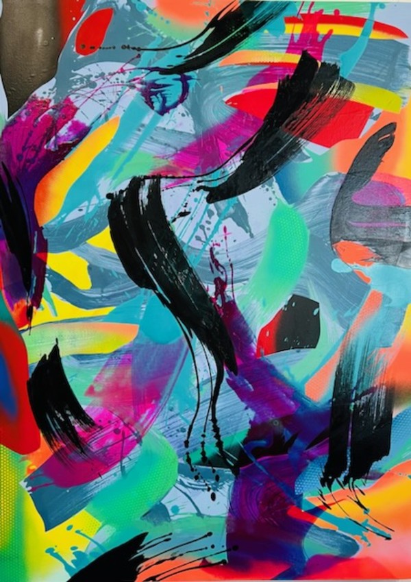 Abstract Brushwork 4 by SHAWN SKEIR, Image 1.