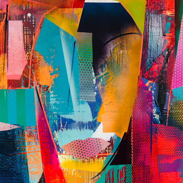 Mask Abstract Composition by SHAWN SKEIR, Image 3.