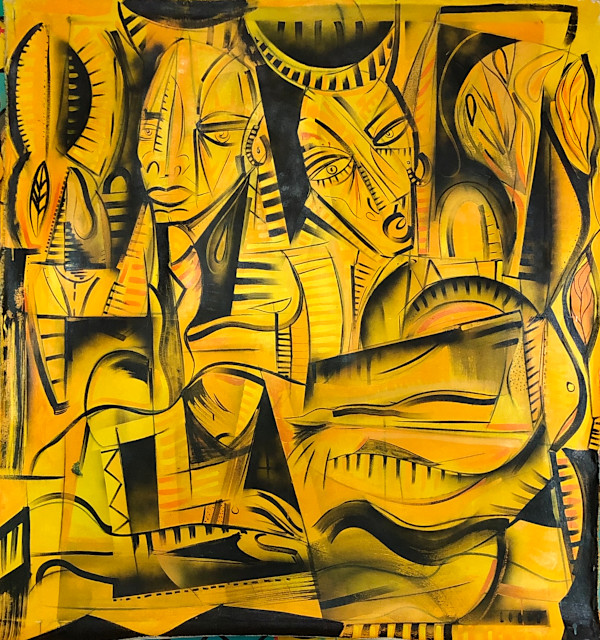 King and Queen - Tapestry Series by SHAWN SKEIR