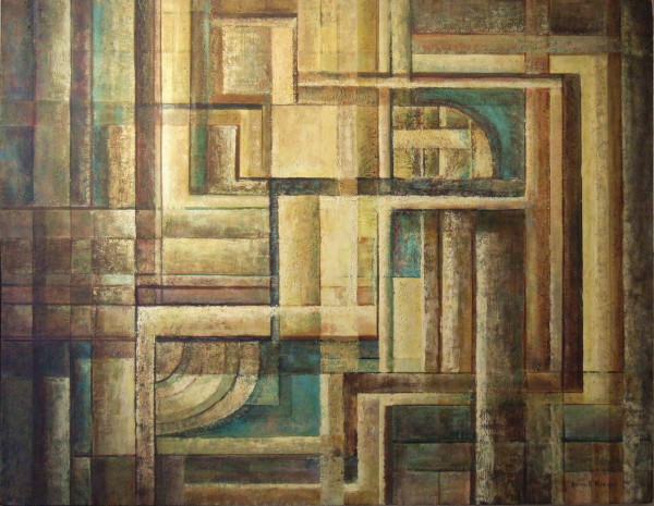 Cubic Painting by Anna Keener