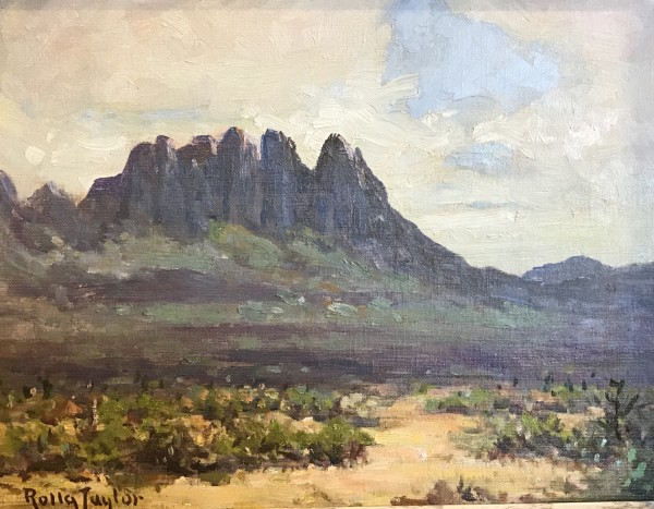 The Lawton Mountain/Sawtooth Mountain West Texas by Rolla Sims Taylor