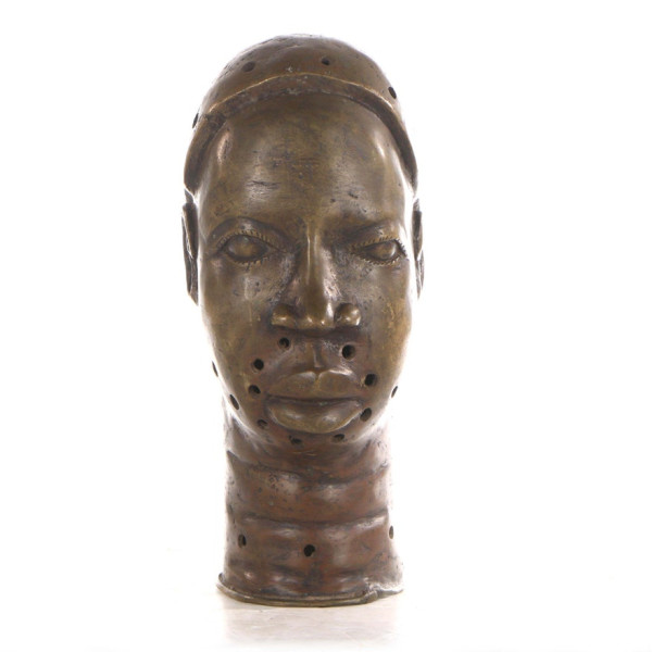 Nigerian Yoruba Ife Style Copper Head