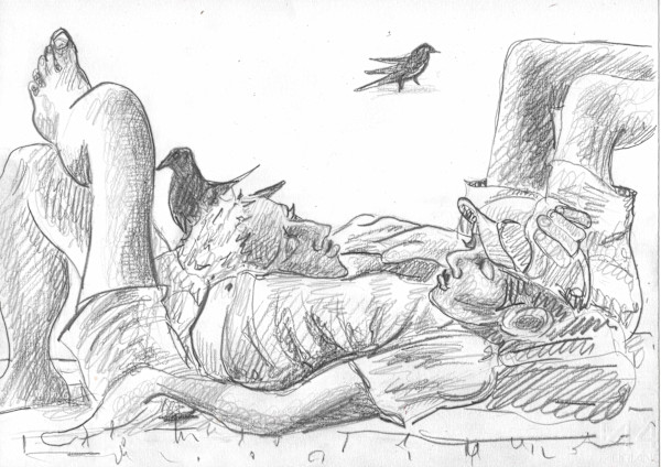 Love Birds Study 2 by Adam Baker, Image 1.