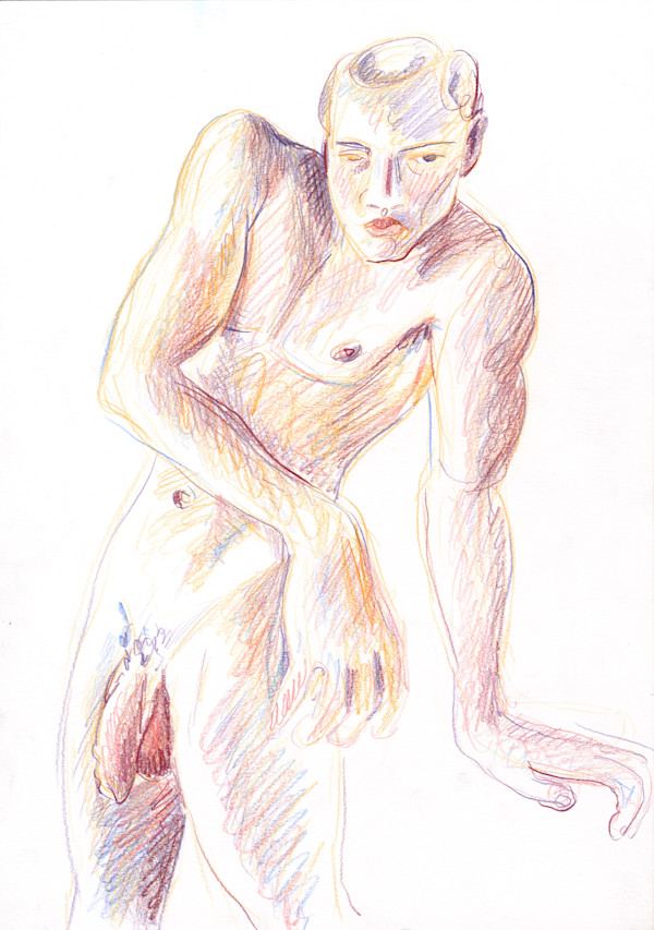 Male Nude by Adam Baker, Image 1.
