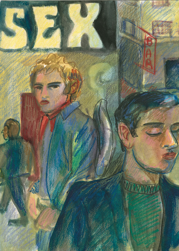 After Hours Original Study by Adam Baker, Image 1.