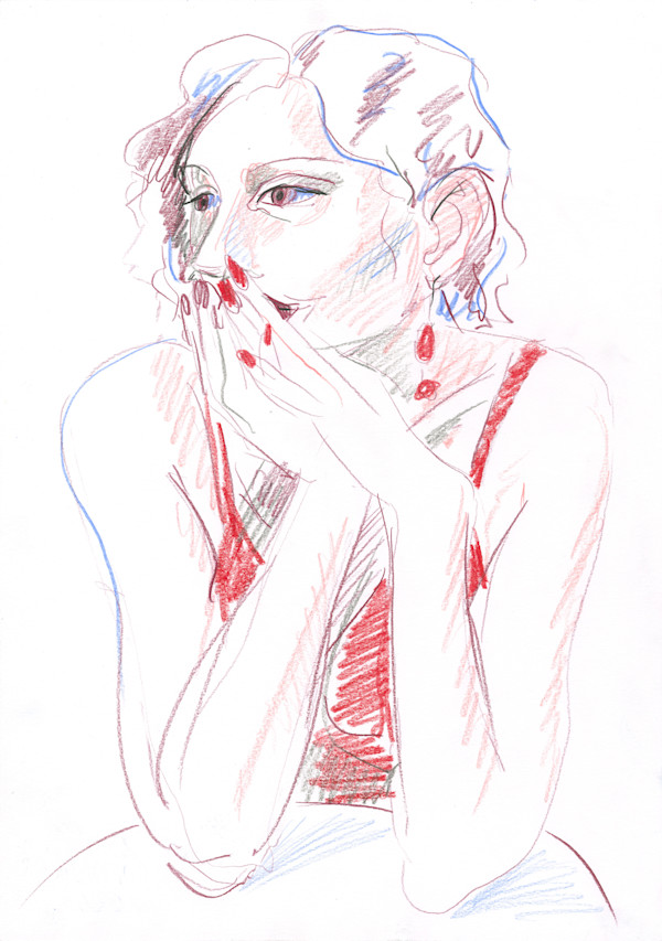 Lady Study by Adam Baker, Image 1.