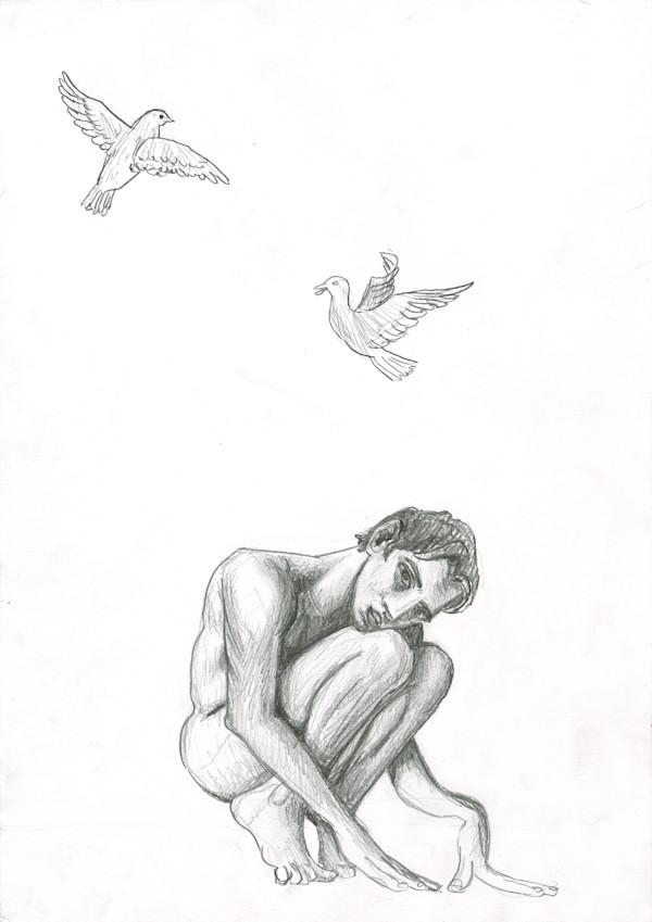 Birds And Boy by Adam Baker, Image 1.