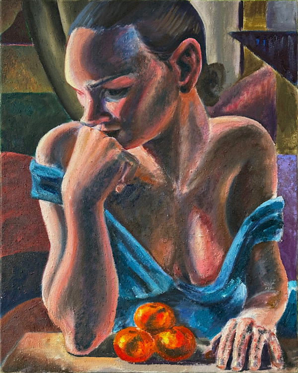 Mary with oranges by Adam Baker, Image 1.