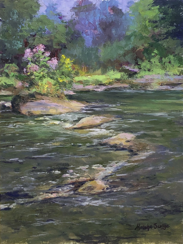 Abstracted Creek by Marsha Hamby Savage