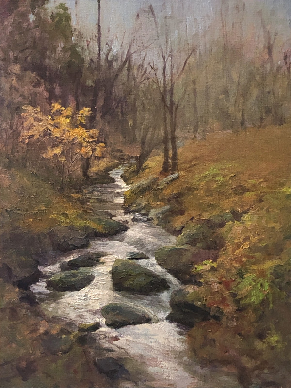 The Stream In Fall by Marsha Hamby Savage